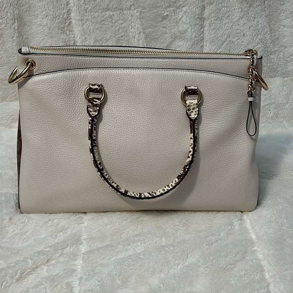Coach F76642 Pebbled Leather Mia Satchel - Picture 3 of 8
